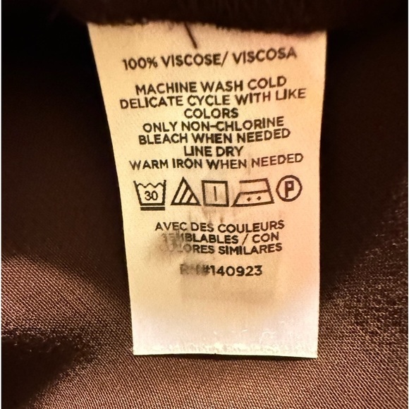 Loft Twist Front Long Sleeved Shirt Dress Size 2 - Picture 7 of 7